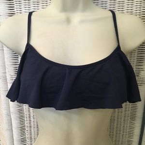 Hollister Ruffle Swim Top Sz XS